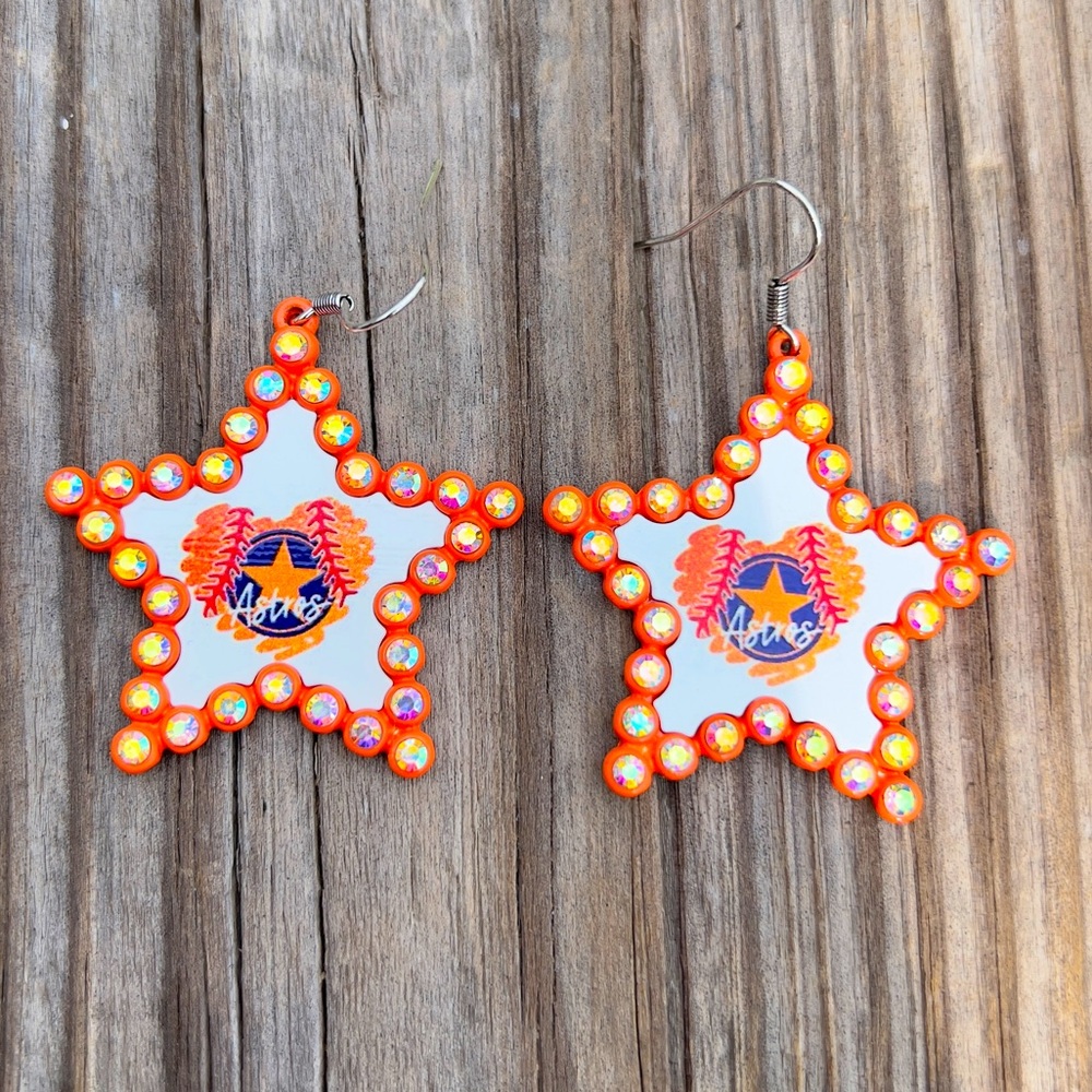 Houston Astros Earrings